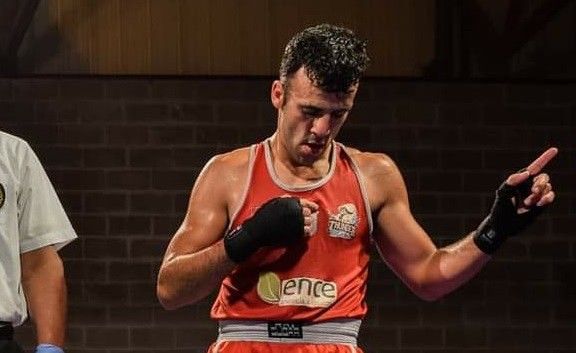 Aarón González, boxeador del Team Thunder de Marín