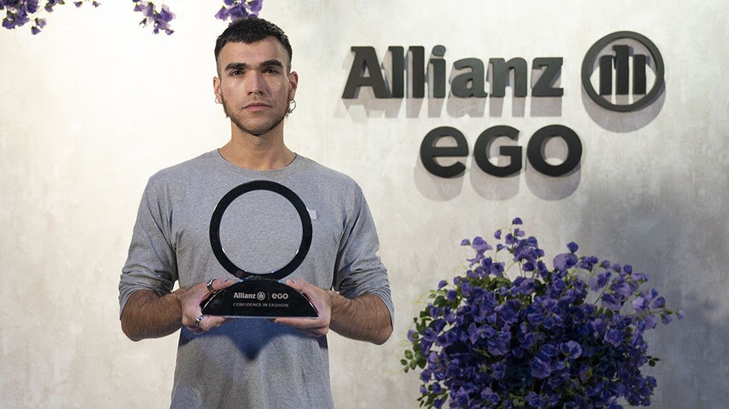 Entrega a Gabriel Nogueiras del premio "Allianz Ego Confidence in Fashion"