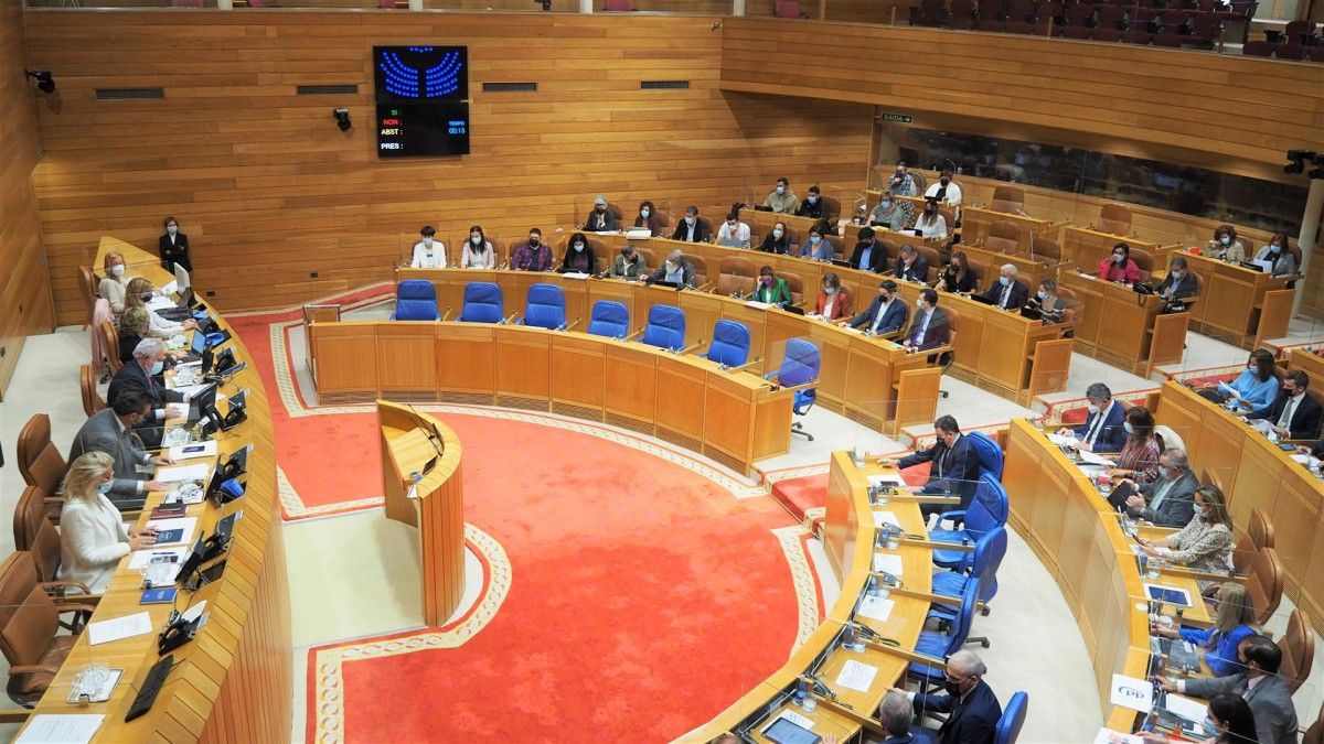 Pleno del 29 de septiembre en el Parlamento de Galicia