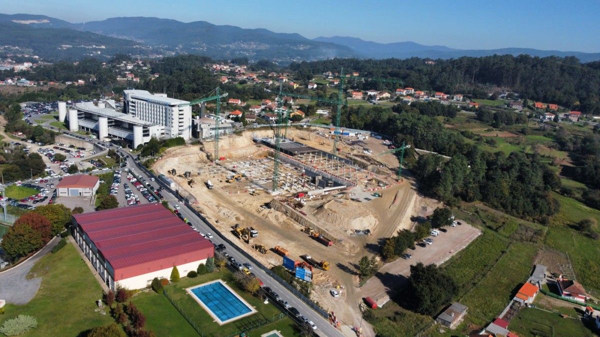 Obras do novo hospital Gran Montecelo