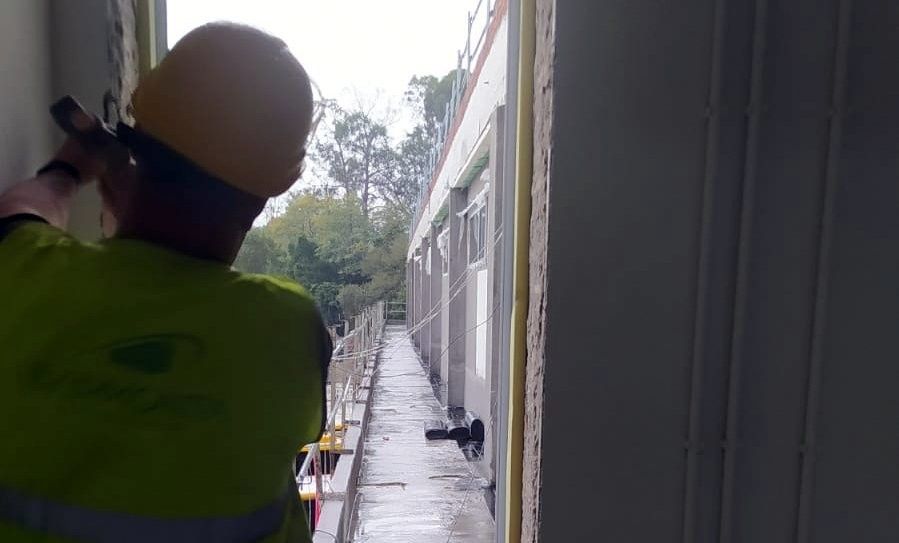 Obras en la estación de autobuses de Pontevedra