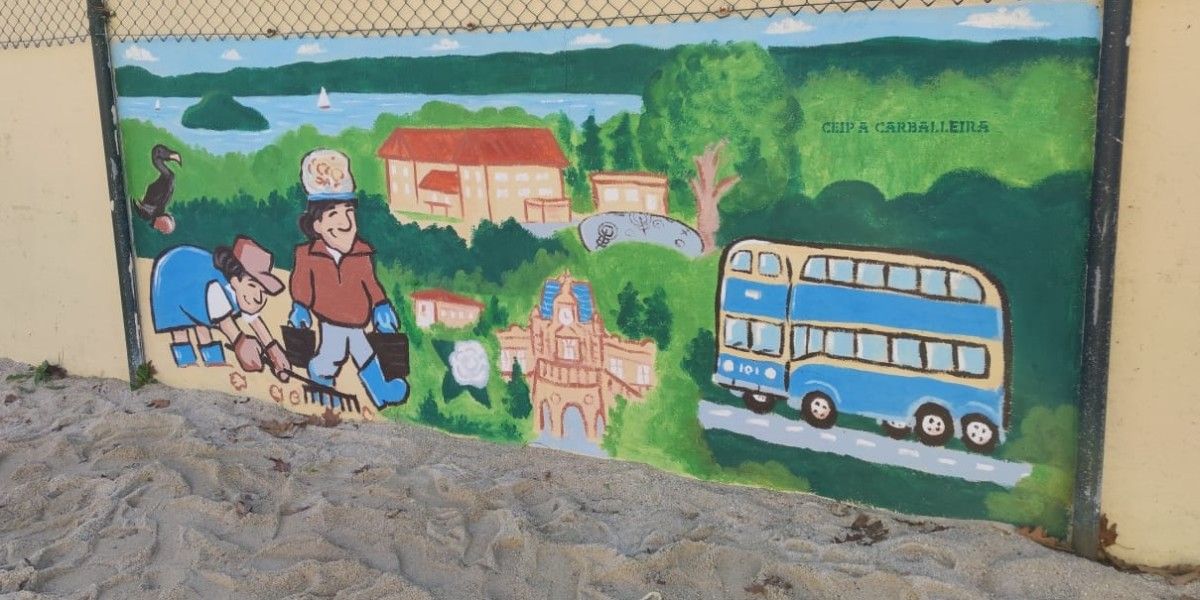 Mural del CEIP A Carballeira