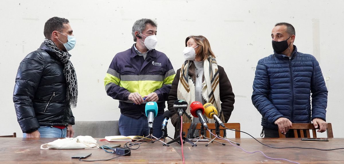 Damián Souto, Antonio Taboada, Ana Cedeira y Óscar Fontecova