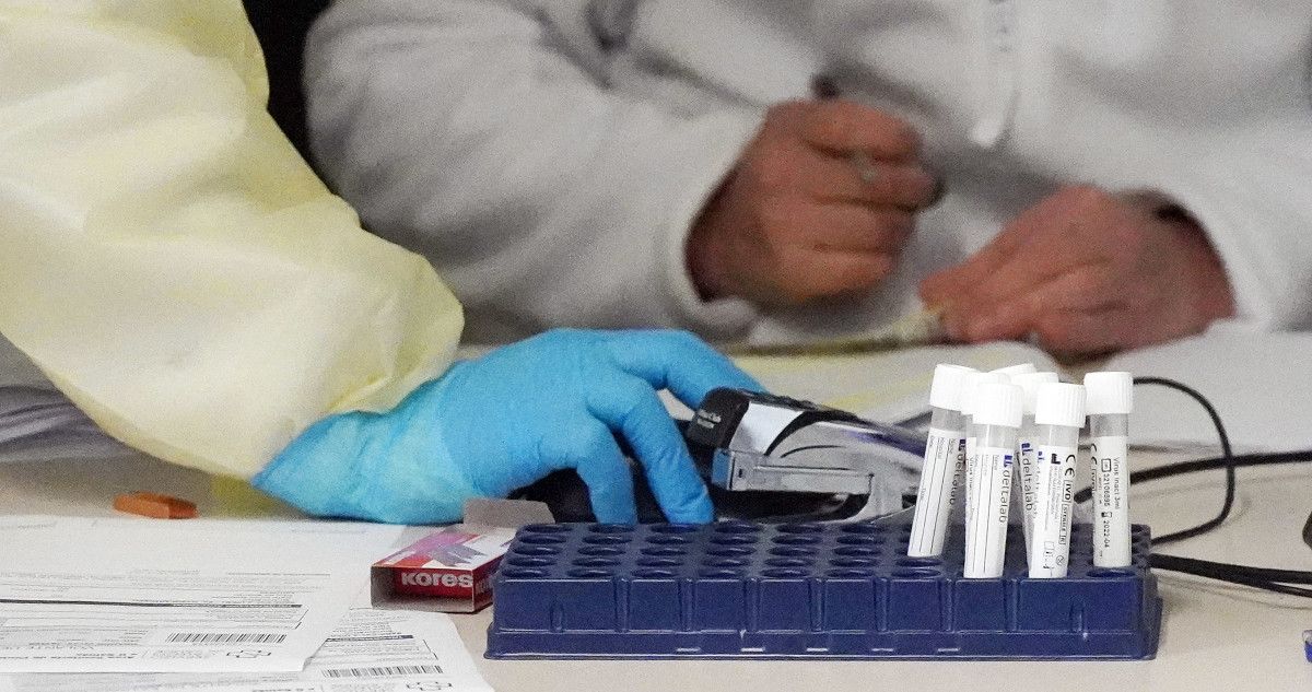 Pruebas PCR en el área sanitaria