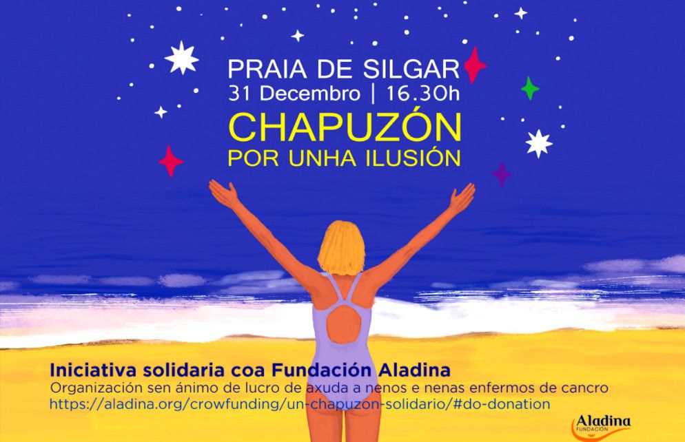 Anuncio do mergullo solidario en Silgar