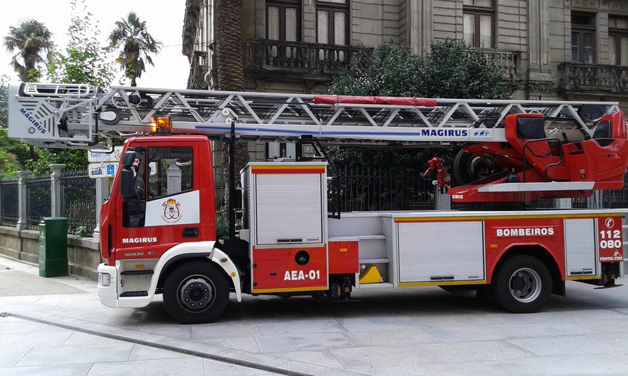 Camión de bomberos del Parque de Pontevedra