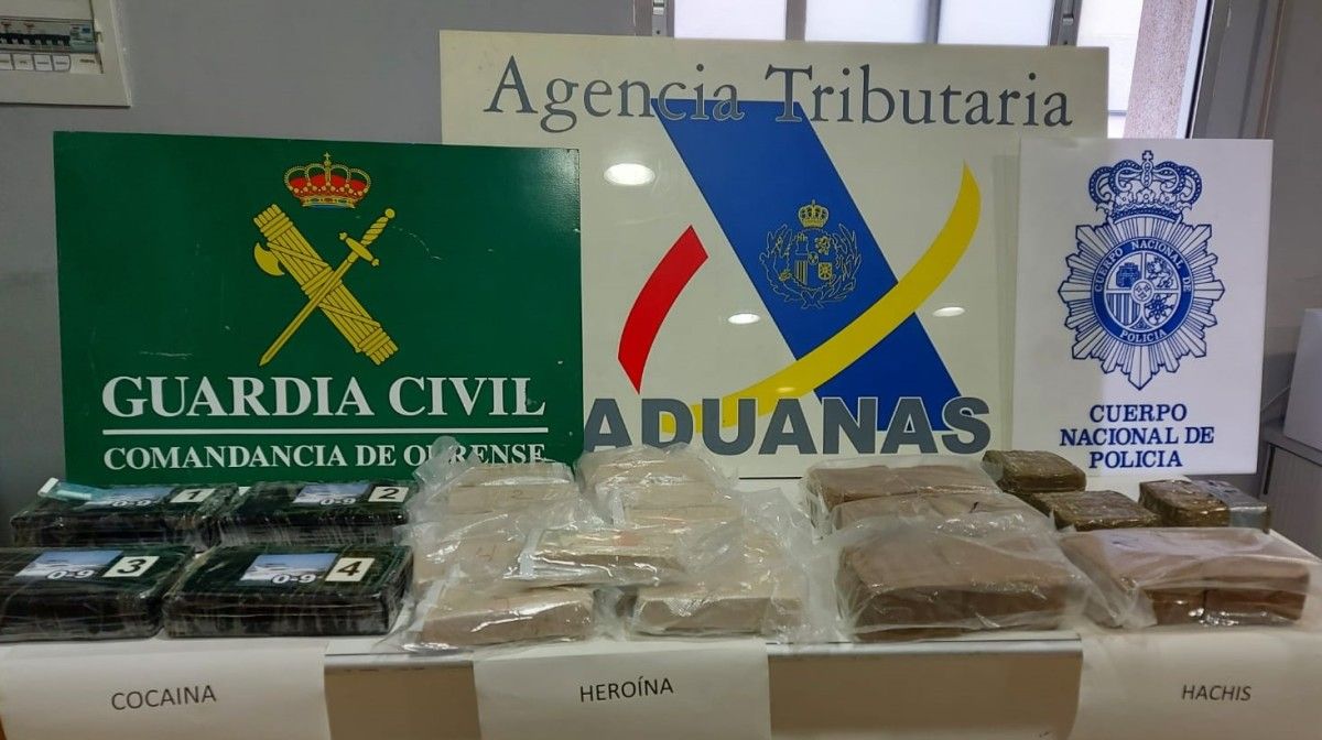 Droga confiscada en la Operación Reditus