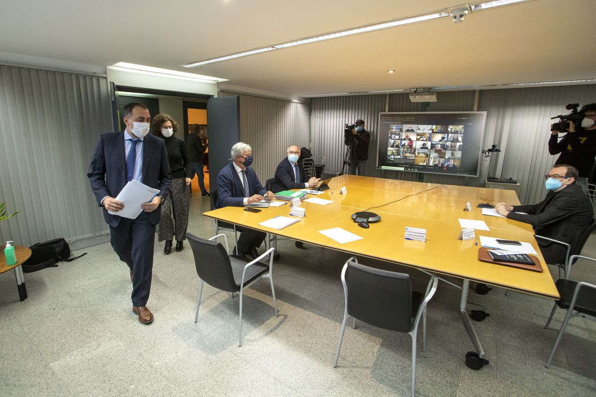  Julio García Comesaña y Román Rodríguez participaron por videoconferencia en el Pleno del Consejo Interterritorial del Sistema Nacional de Salud