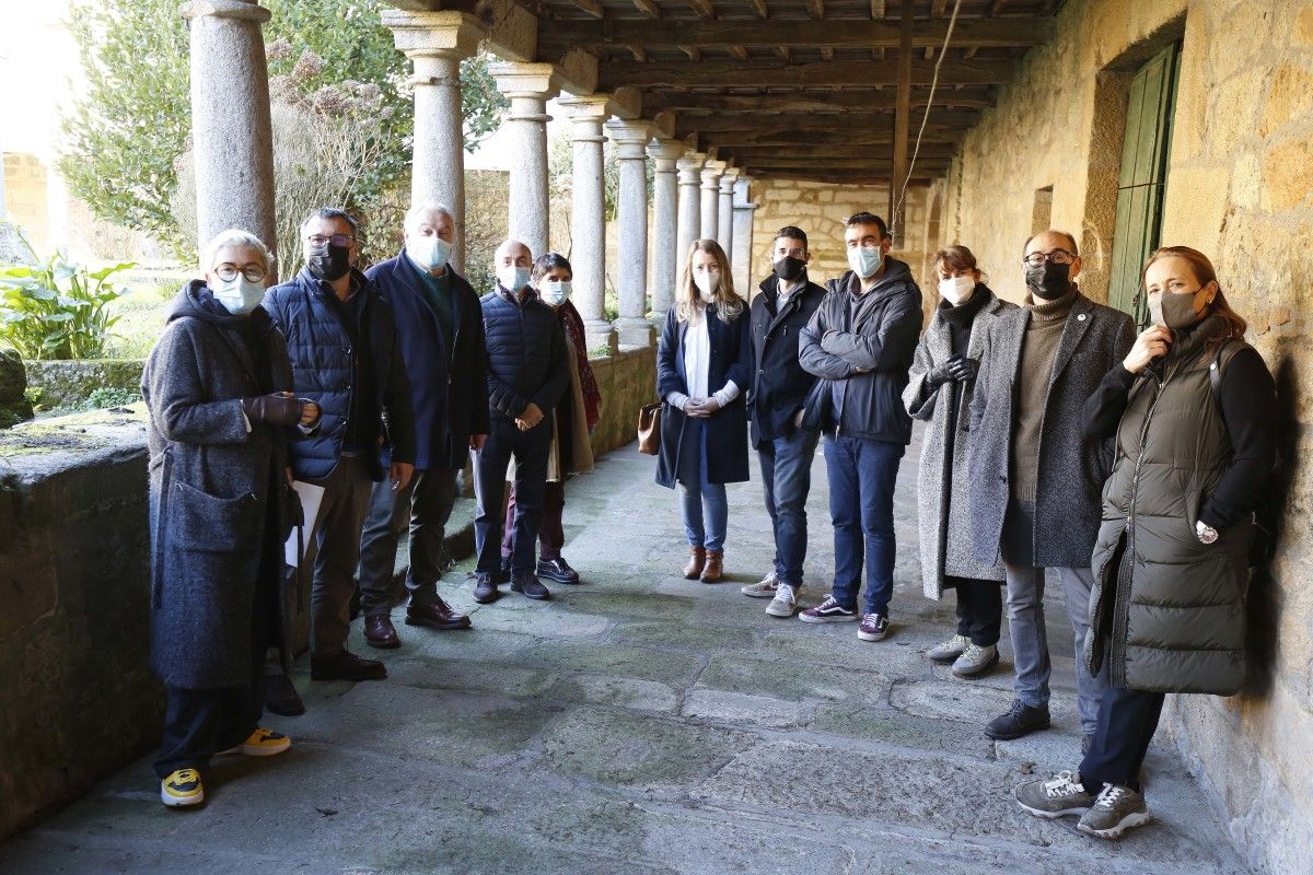 Visita a Santa Clara de los miembros del Consello Asesor do Museo