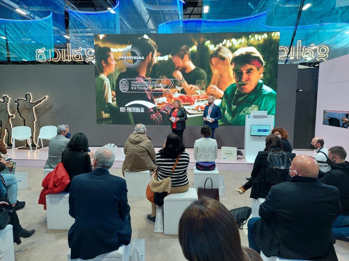 Presentación de Turismo de Pontevedra, en FITUR