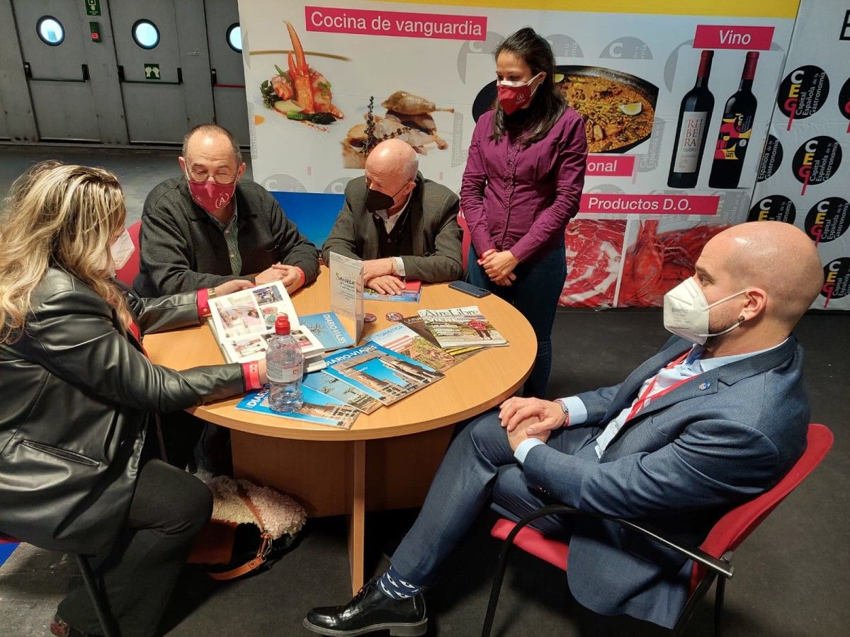 Encontro co director xeral de Capital Española da Gastronomía e o presidente da Academia da Tapa e do Pintxo