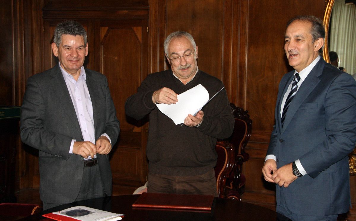 Santos Héctor, César Mosquera e José Manuel Figueroa