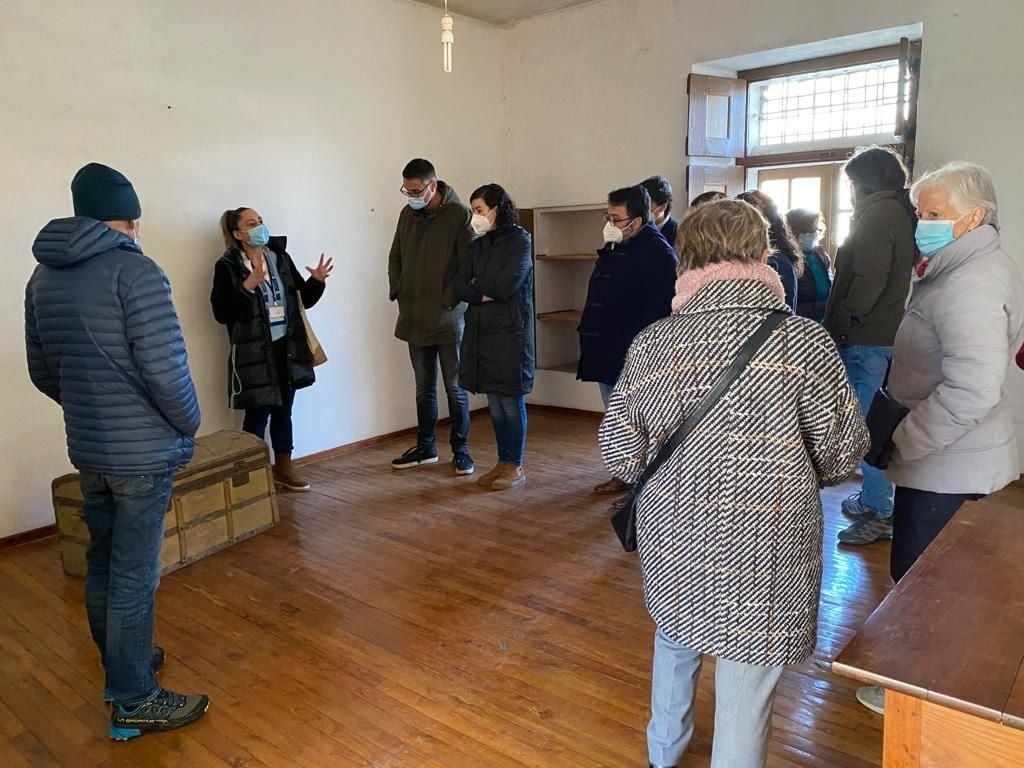 Una de las visitas guiadas al interior del convento de Santa Clara