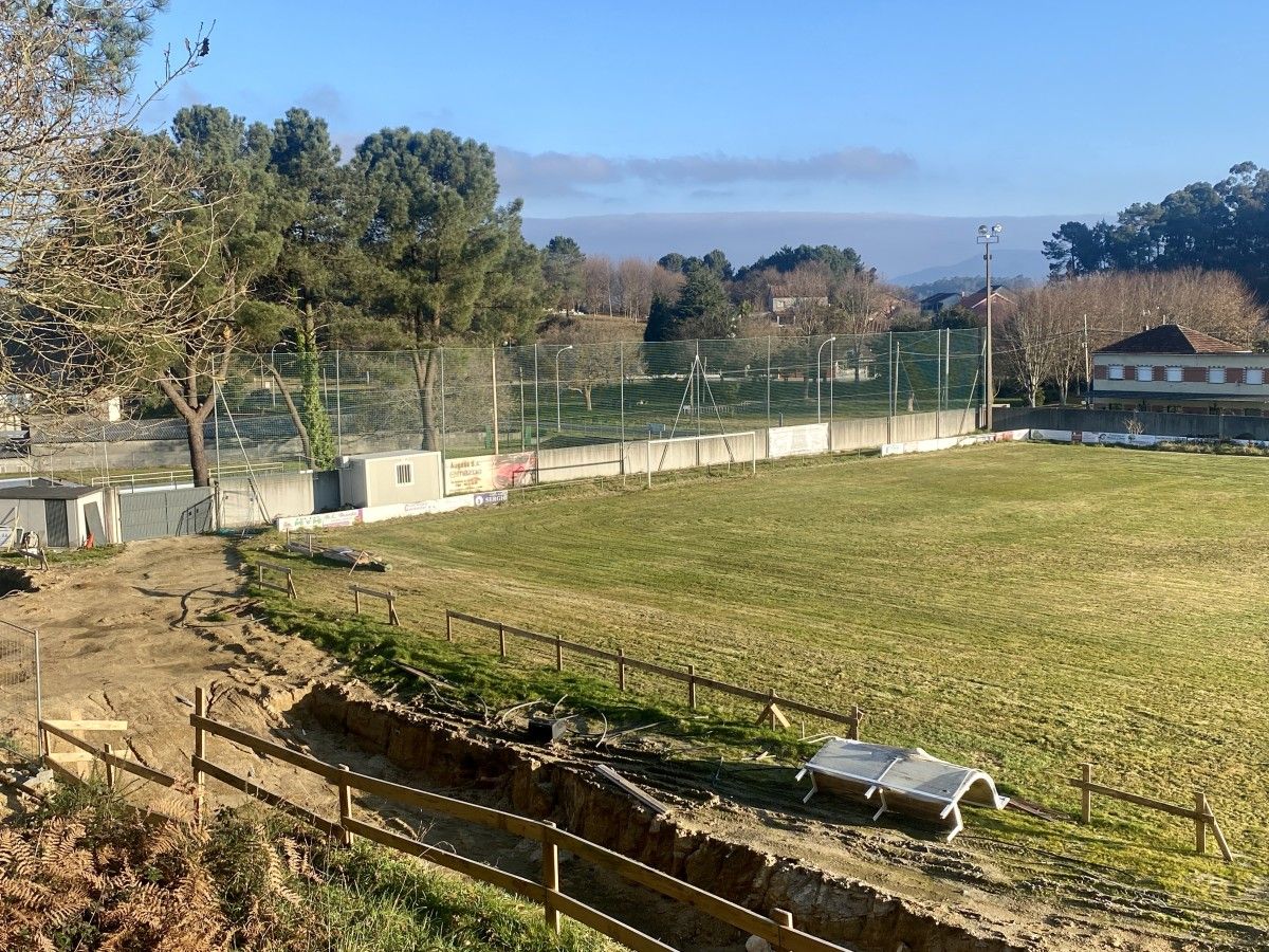 Campo de fútbol de Mirallos en Moraña