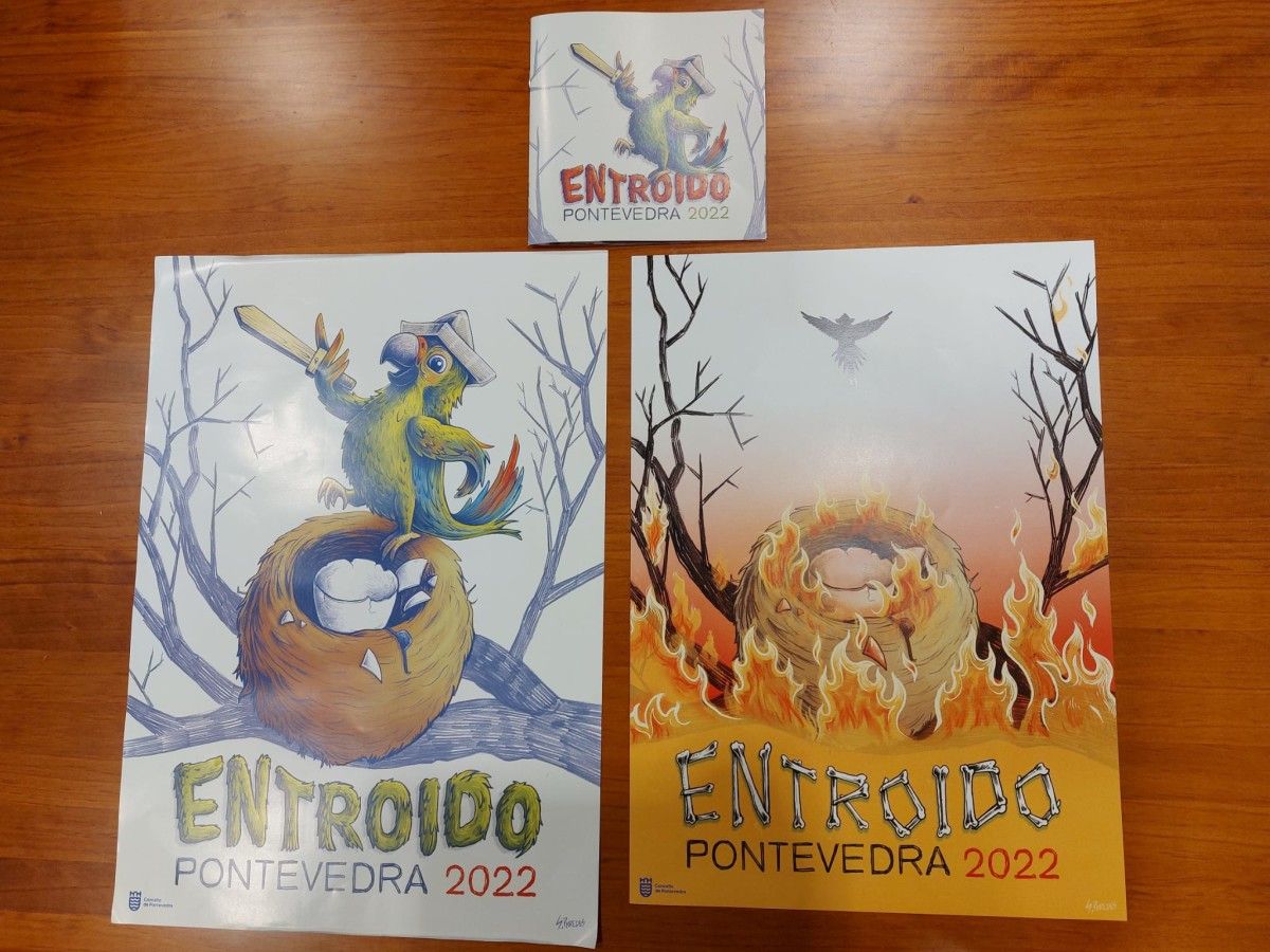 Carteles del Entroido de Pontevedra 2022