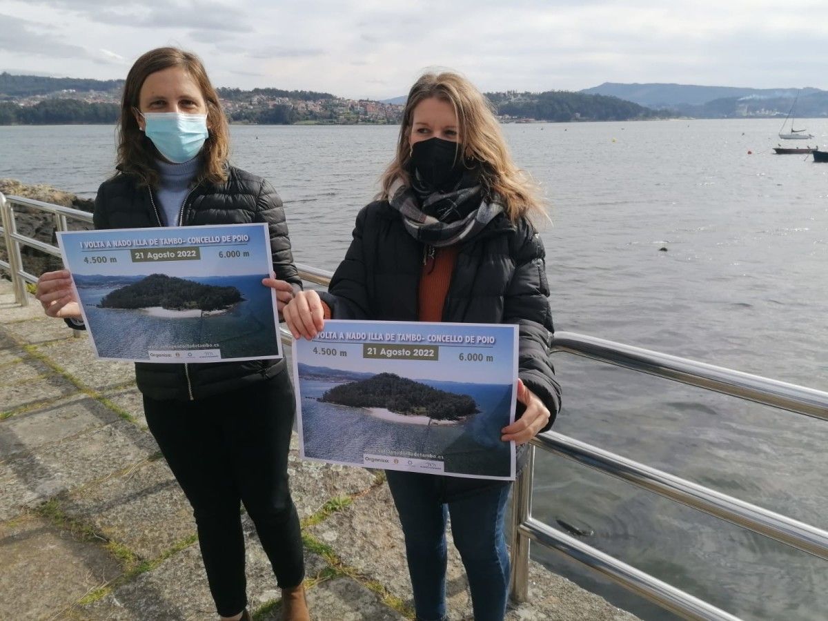 Presentación de la primera vuelta a nado a la Isla de Tambo