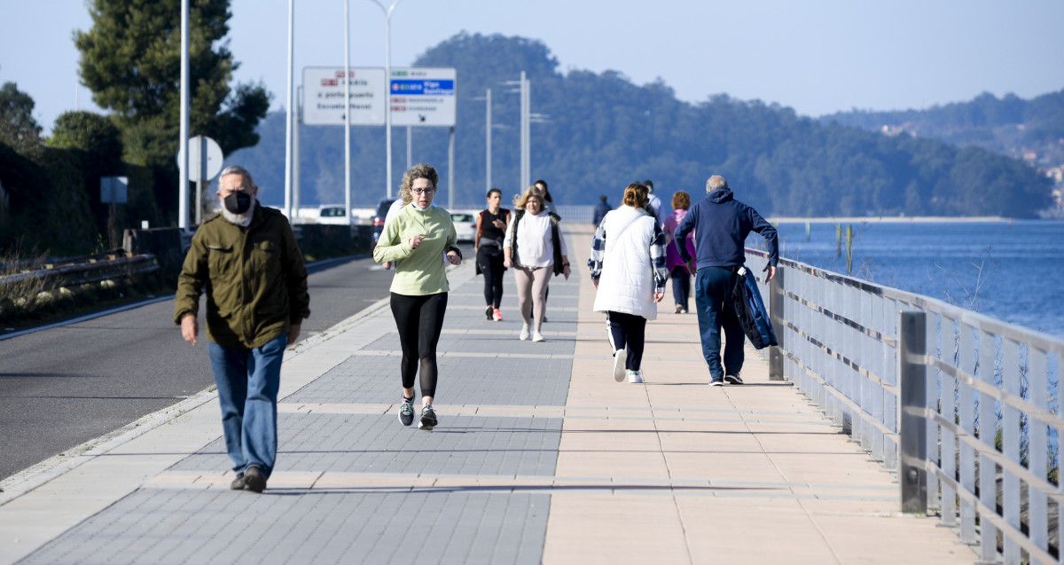 Primera fase del paseo marítimo de Pontevedra a Marín