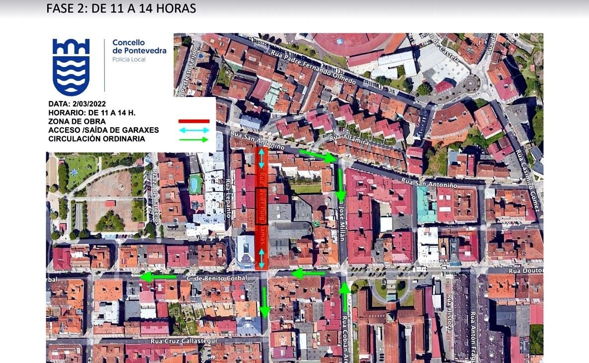 Segunda fase del asfaltado de la calle Javier Puig este miércoles 2 de marzo