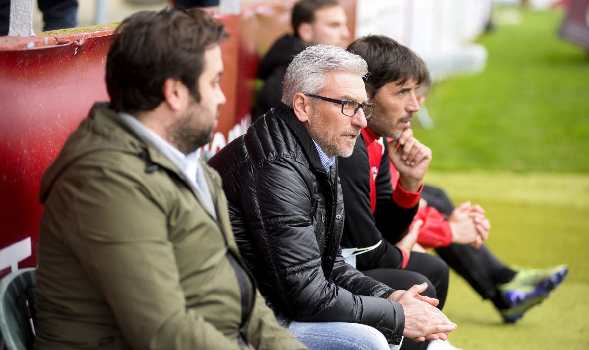 Jorge Otero, en el partido entre Arosa y Real Avilés en ALomba