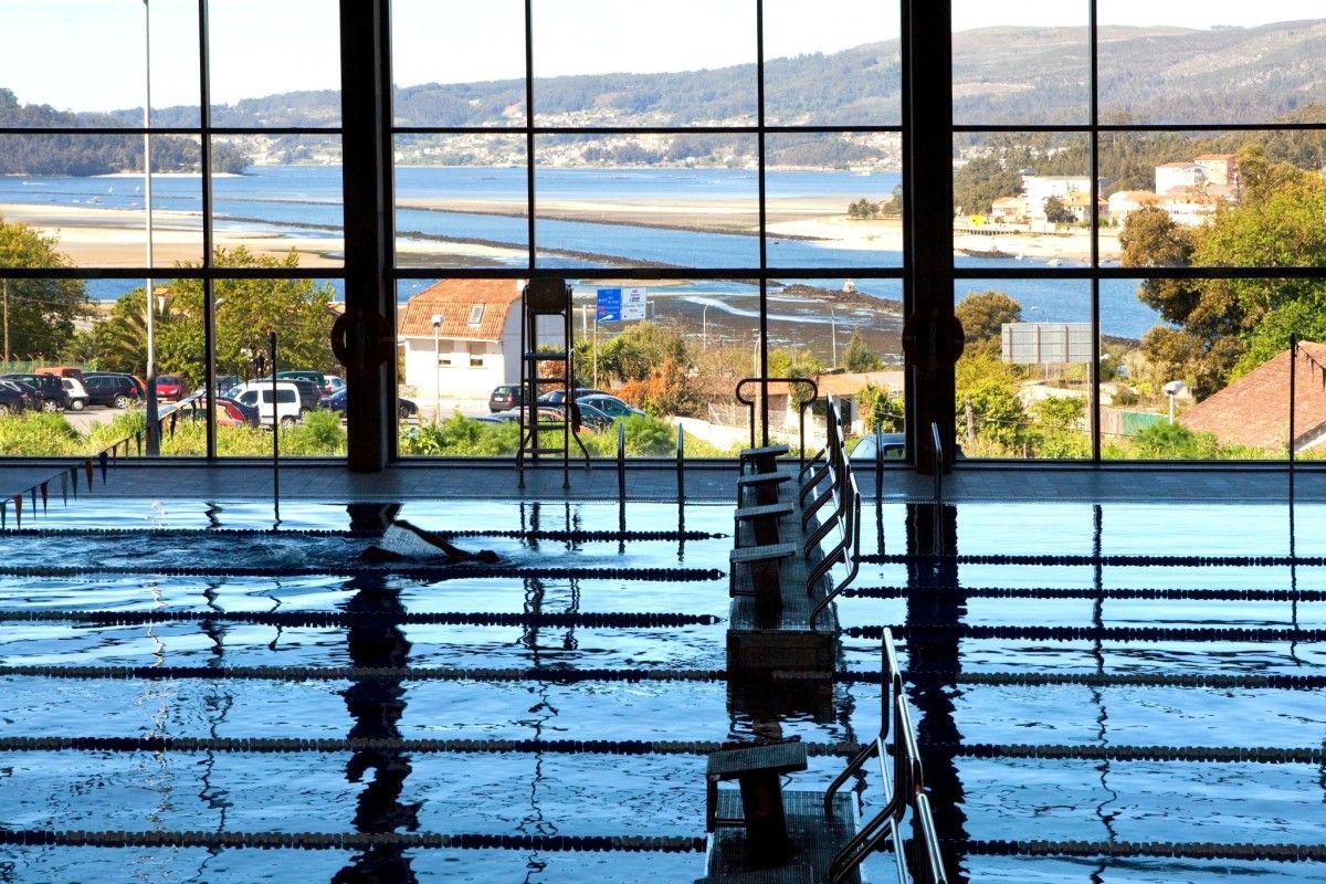 Piscina de las instalaciones del Complejo Deportivo Rías do Sur