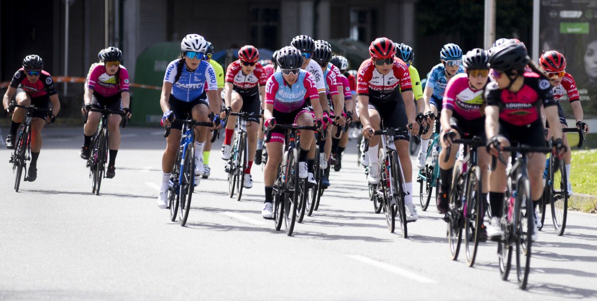 Prueba de la Copa España de ciclismo femenino disputada en Pontevedra