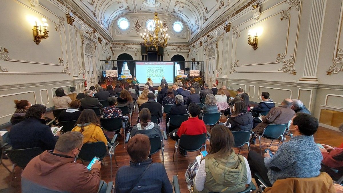 Acto de presentación del catálogo en la Deputación