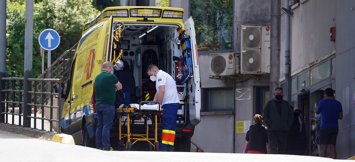 Entrada del servicio de Urgencias del Hospital Montecelo