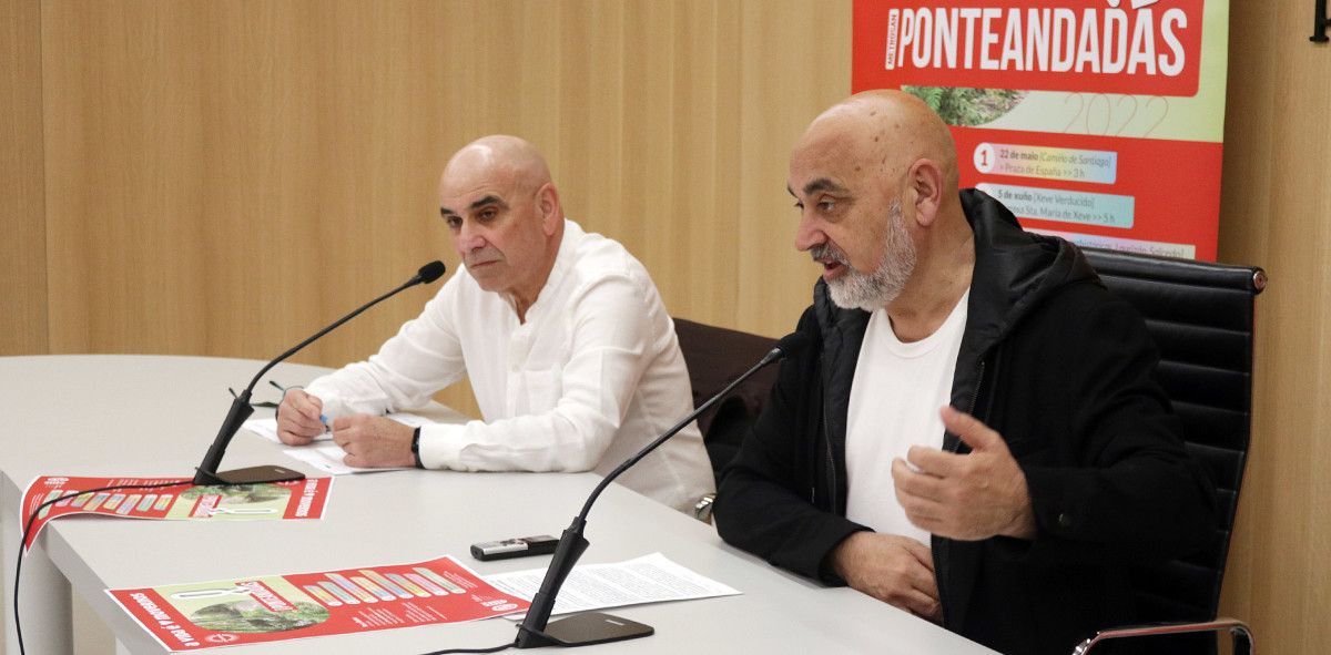 Tino Fernández y Juan Romero presentan las Ponteandadas 2022