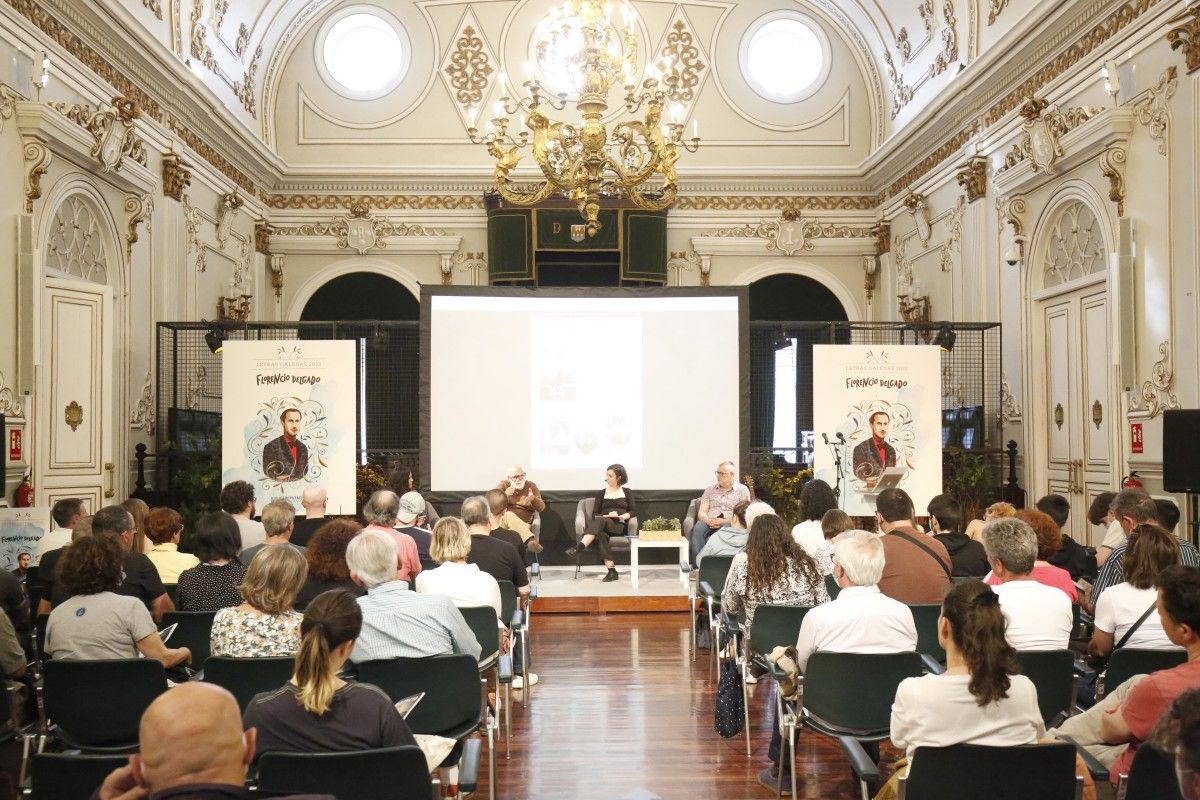 Salón de actos del Pazo Provincial de Pontevedra