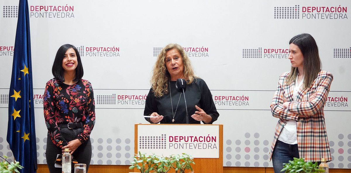 Priscila Retamozo, Carmela Silva y Victoria Alonso