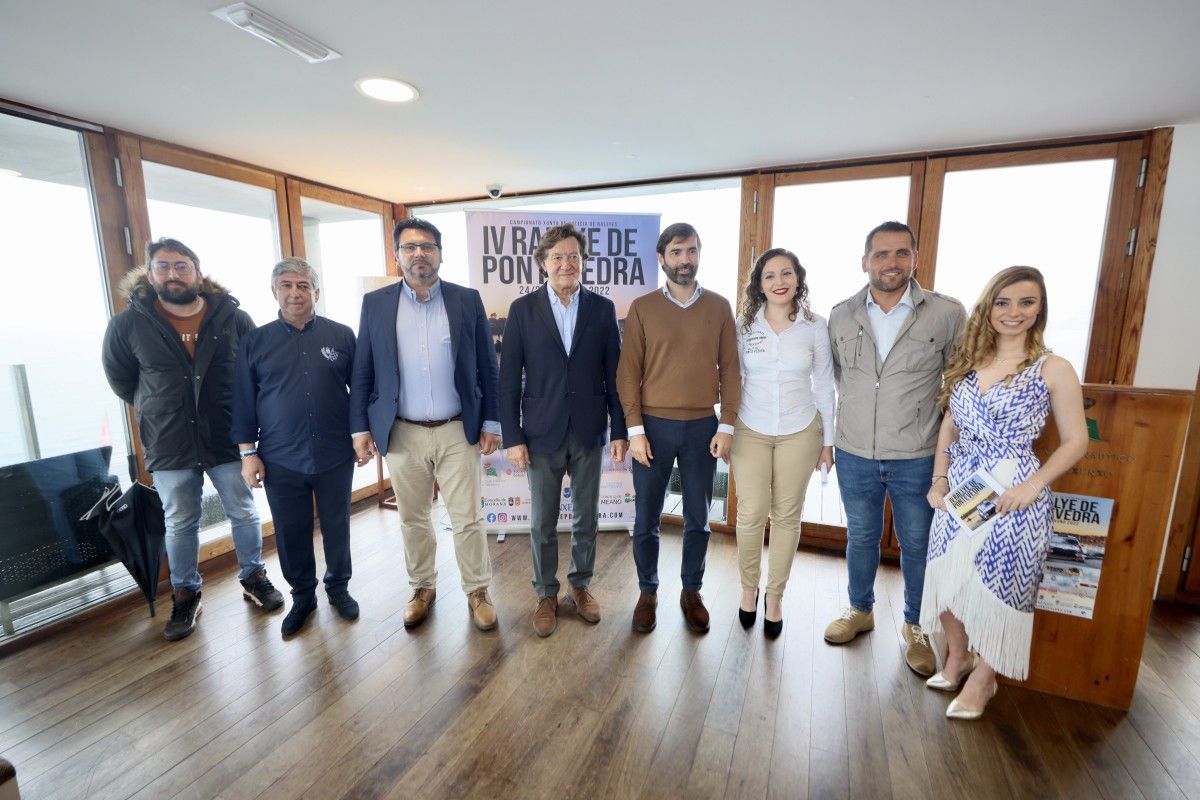 Presentación en el Real Club Náutico de Sanxenxo del IV Rally de Pontevedra