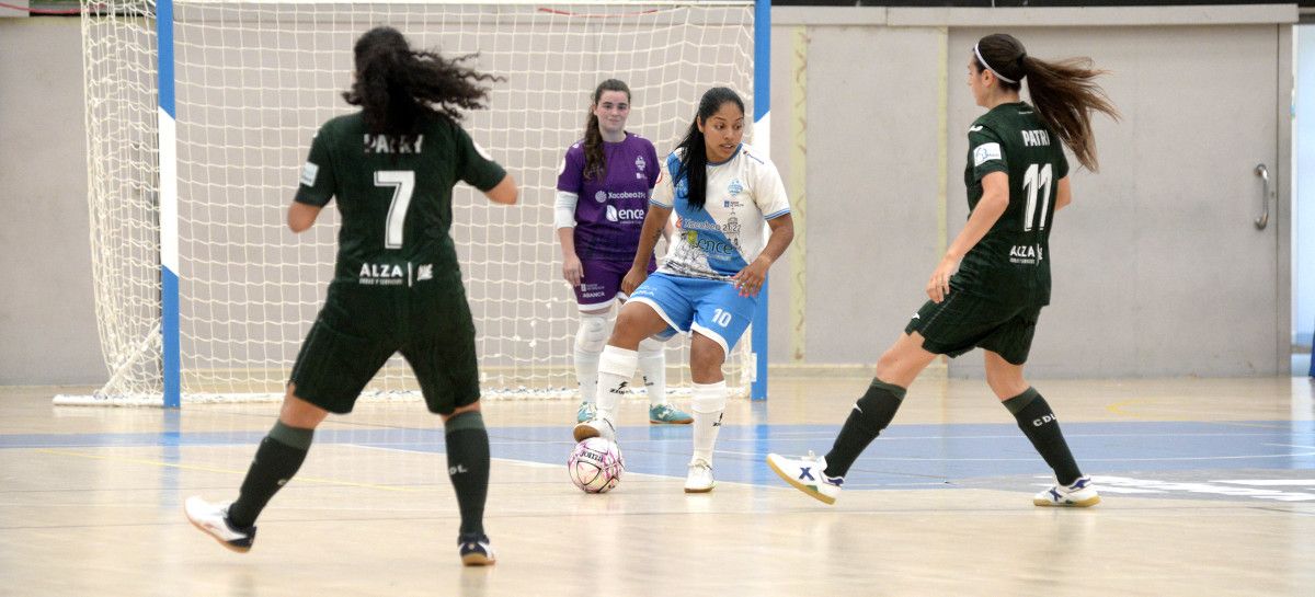 Último partido de liga entre el Marín Futsal y el Leganés