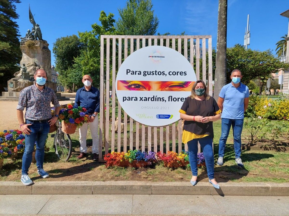 Instalación en los Jardines de la Alameda