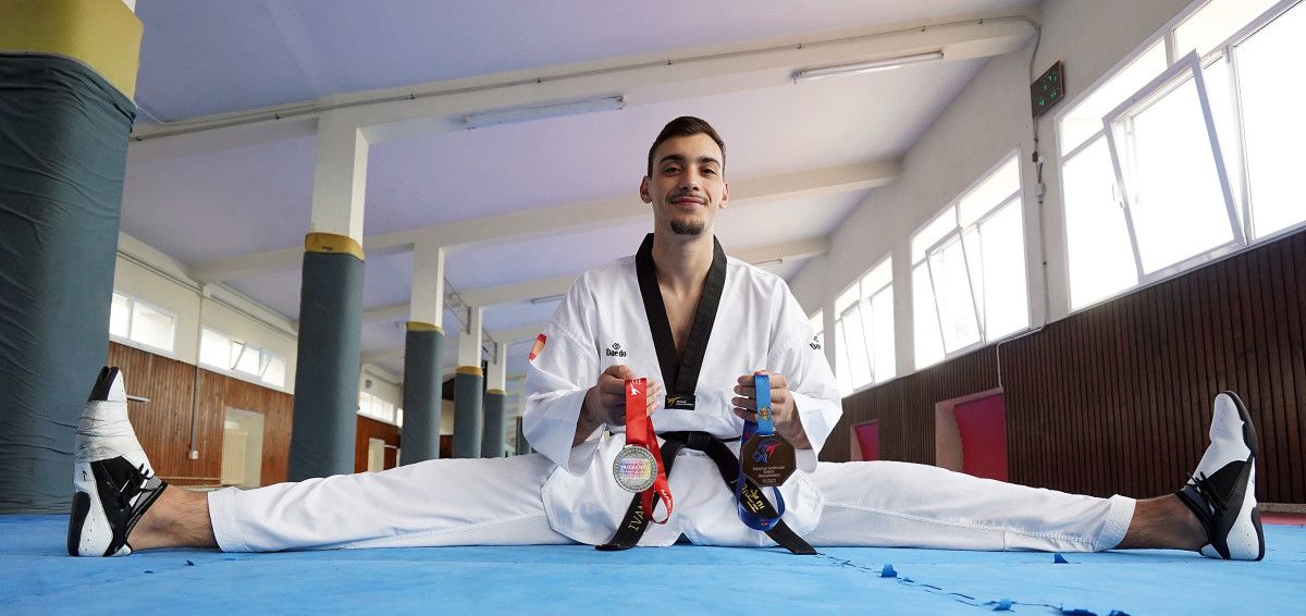 Iván García, no Centro Galego de Tecnificación Deportiva