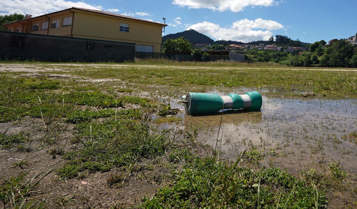 Terrenos del antigo campo de fútbol de Ponte Sampaio