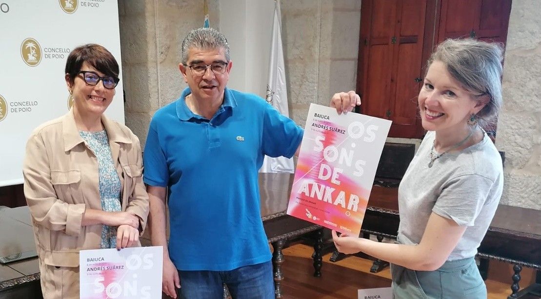 Raquel Rodríguez, Xose Lois Martínez y Marga Caldas