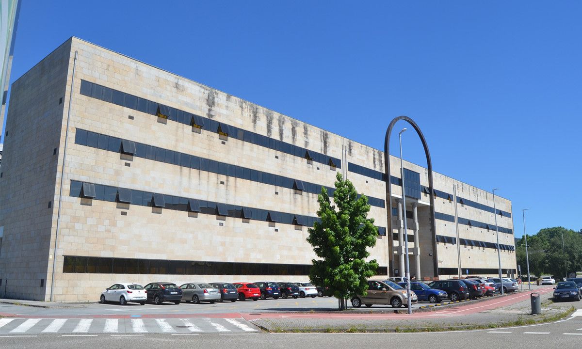 Facultad de Ciencias Sociais en elcampus universitario de Pontevedra