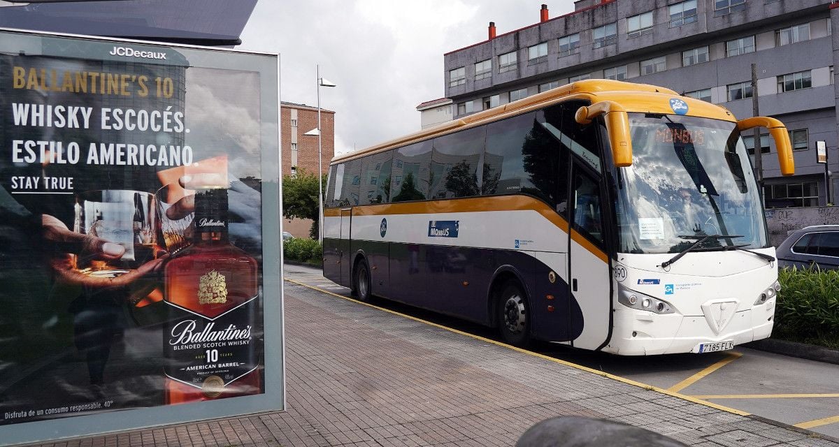 Una de las líneas del autobús urbano de Pontevedra