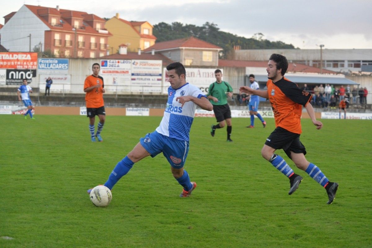 Partido entre Portonovo y Rápido Bahía en Baltar