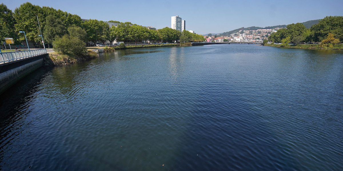 Río Lérez a su paso por Pontevedra