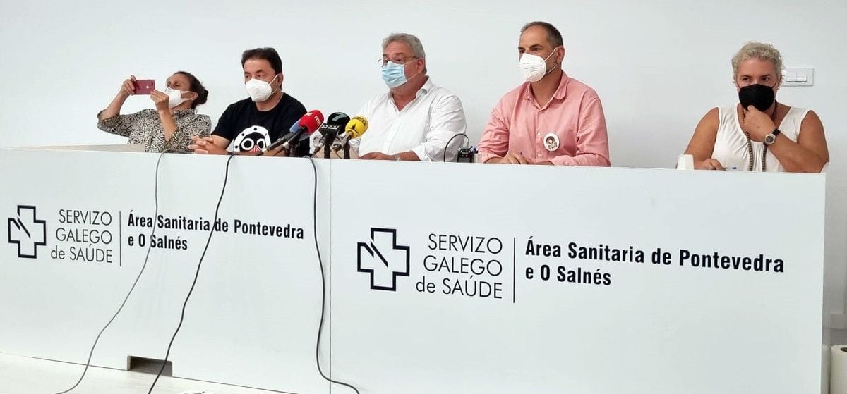 Portavoces sindicaes de la Junta de Personal del área sanitaria de Pontevedra-Salnés