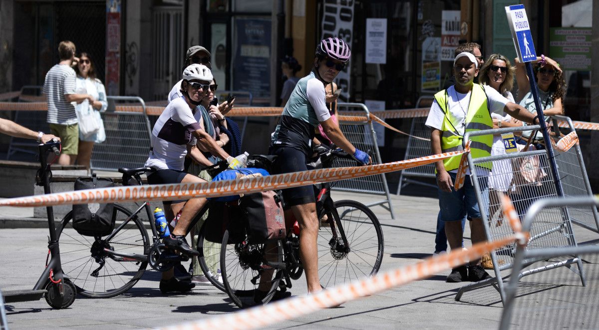 Voluntario en la Copa del Mundo de Triatlón en Pontevedra