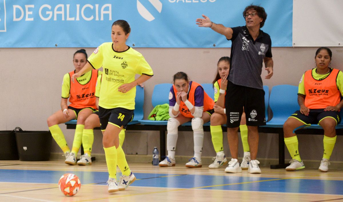 Partido entre Marín Futsal y Leganés en A Raña