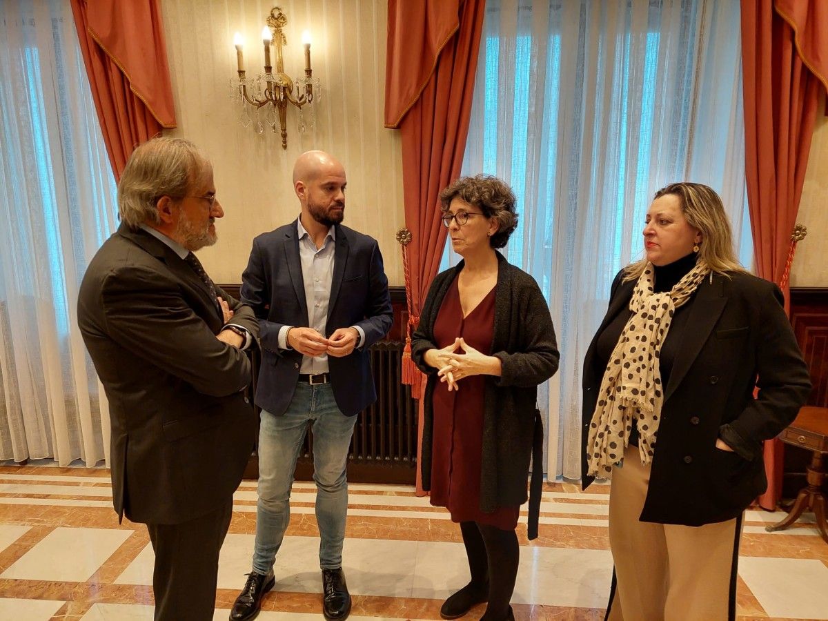 Visita de Iván Puentes y Yoya Blanco a Vitoria-Gasteiz