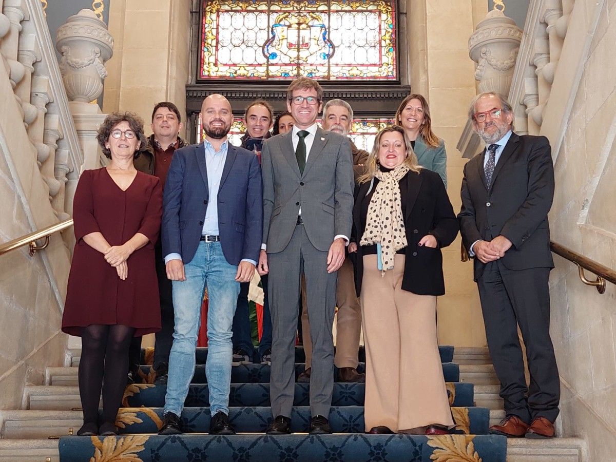 Visita de Iván Puentes y Yoya Blanco a Vitoria-Gasteiz