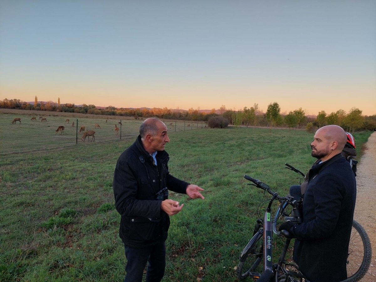 Visita de Iván Puentes y Yoya Blanco a Vitoria-Gasteiz