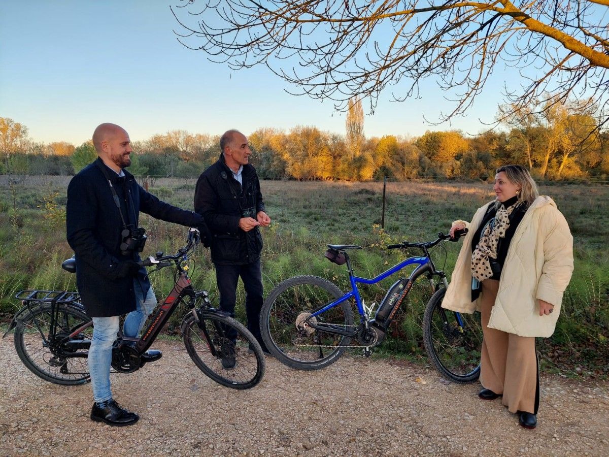 Visita de Iván Puentes y Yoya Blanco a Vitoria-Gasteiz