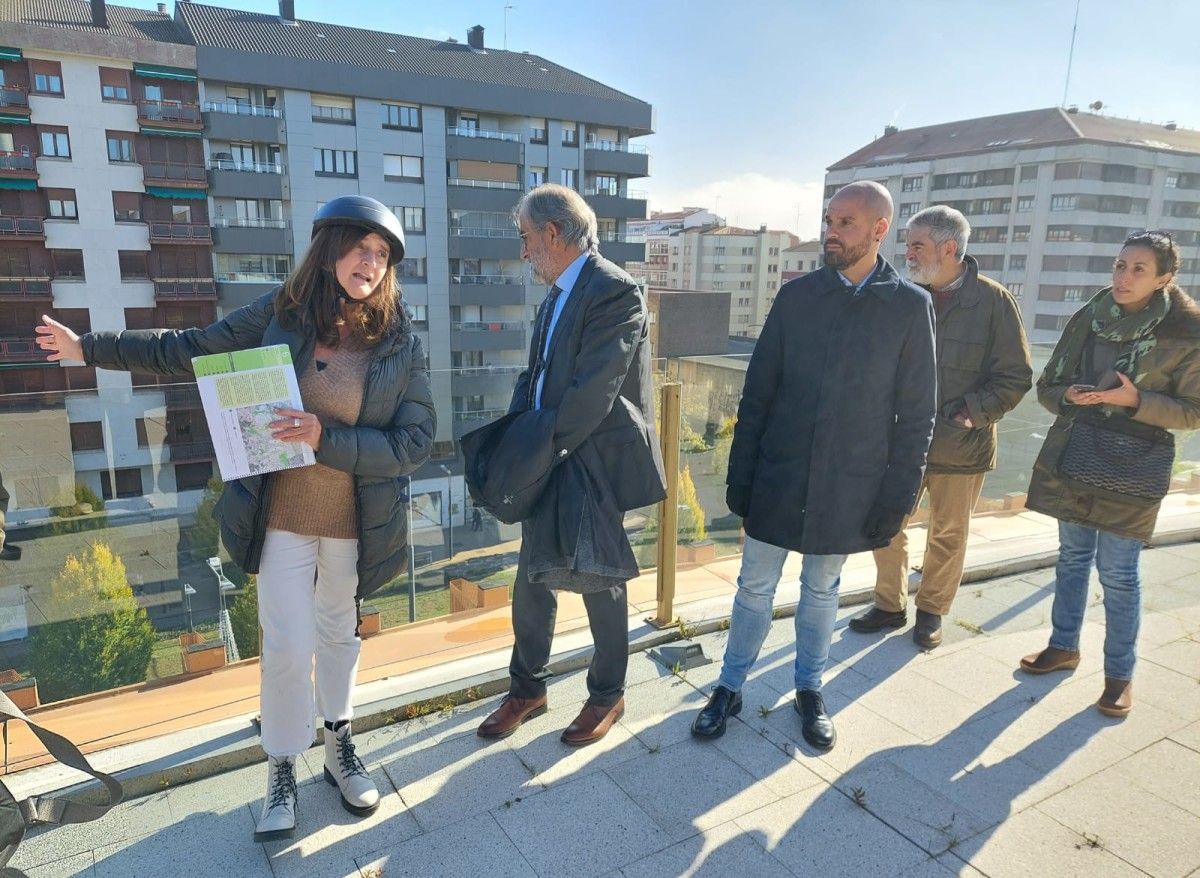 Visita de Iván Puentes y Yoya Blanco a Vitoria-Gasteiz