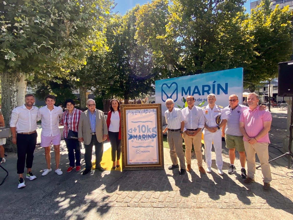 Presentación de la novena edición de la carrera +10 Manuel Rosales de Marín