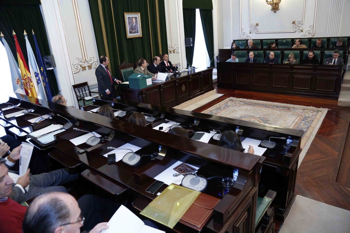 Pleno de la Deputación de Pontevedra